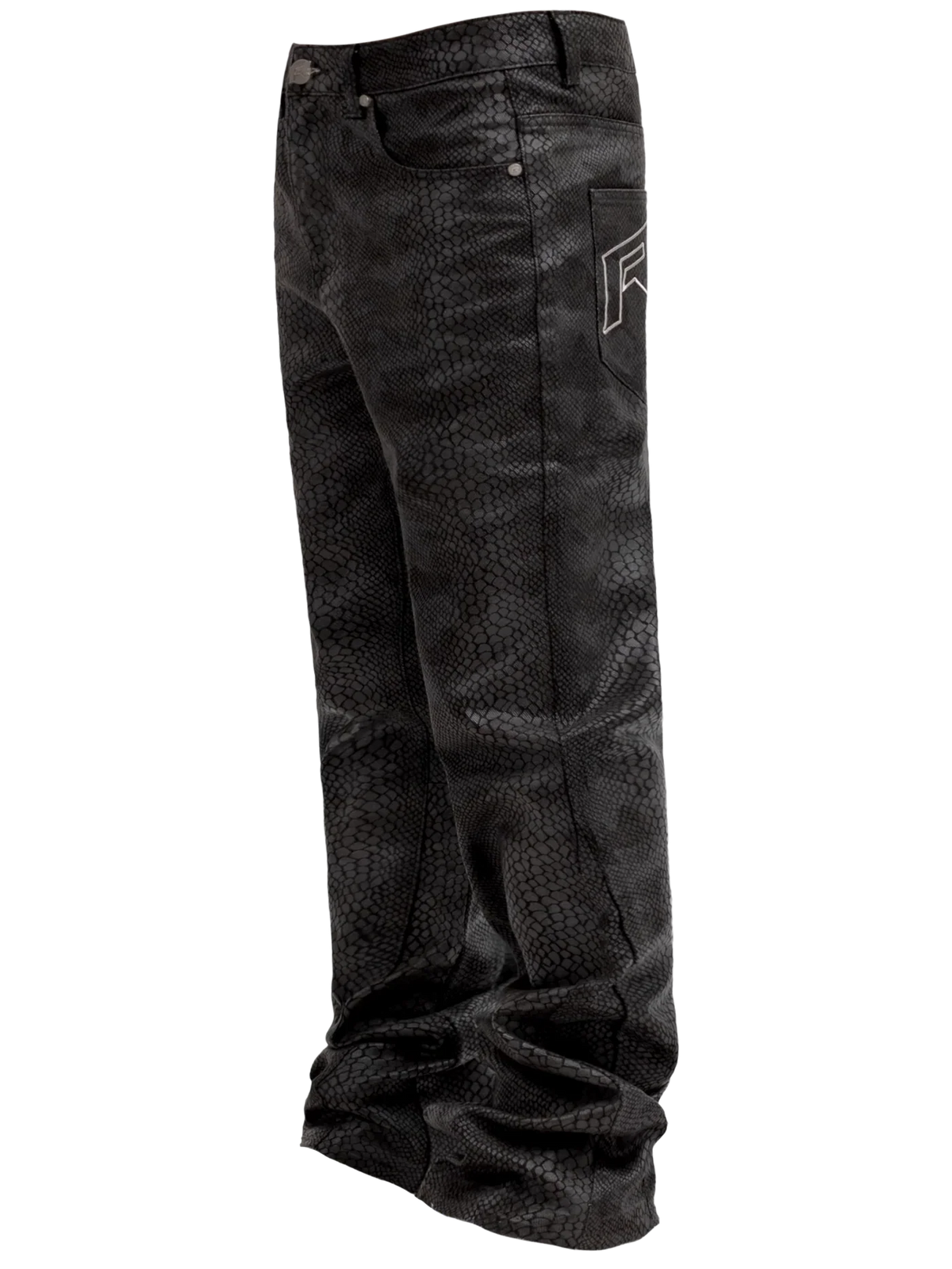 Python Camo Denim - Black