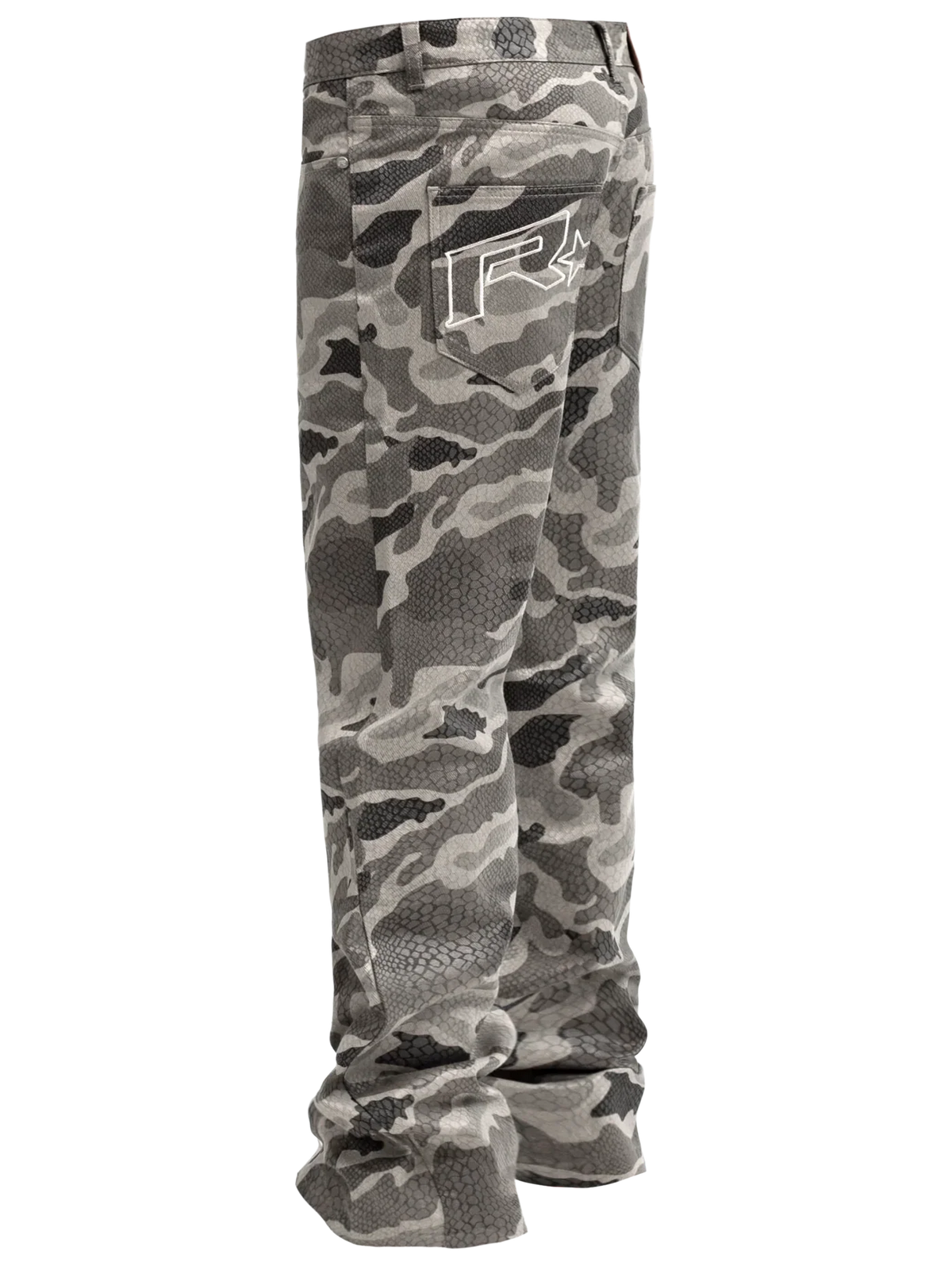 Python Camo Denim - Grey