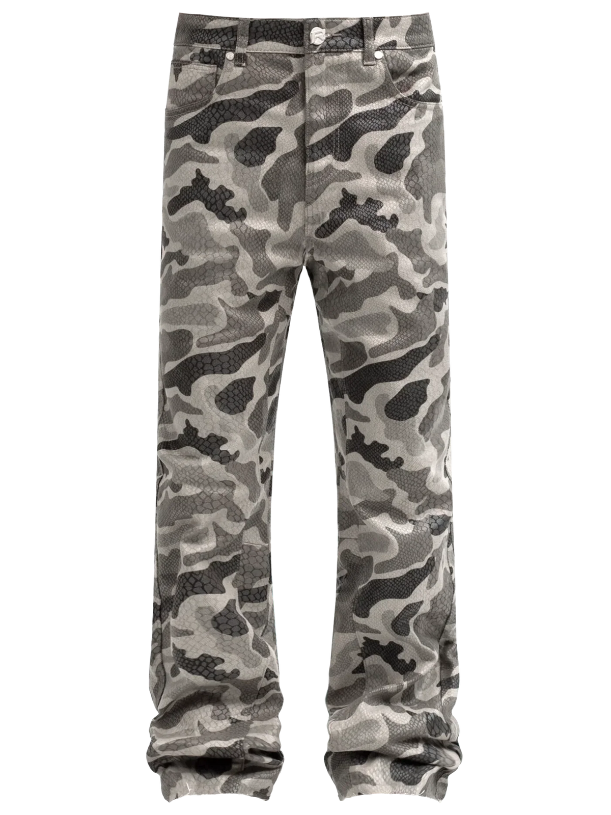 Python Camo Denim - Grey