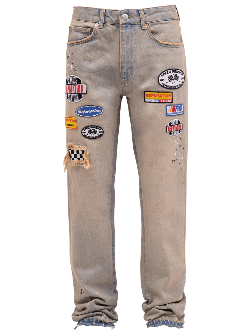 RACING DENIM - CREAM WASH