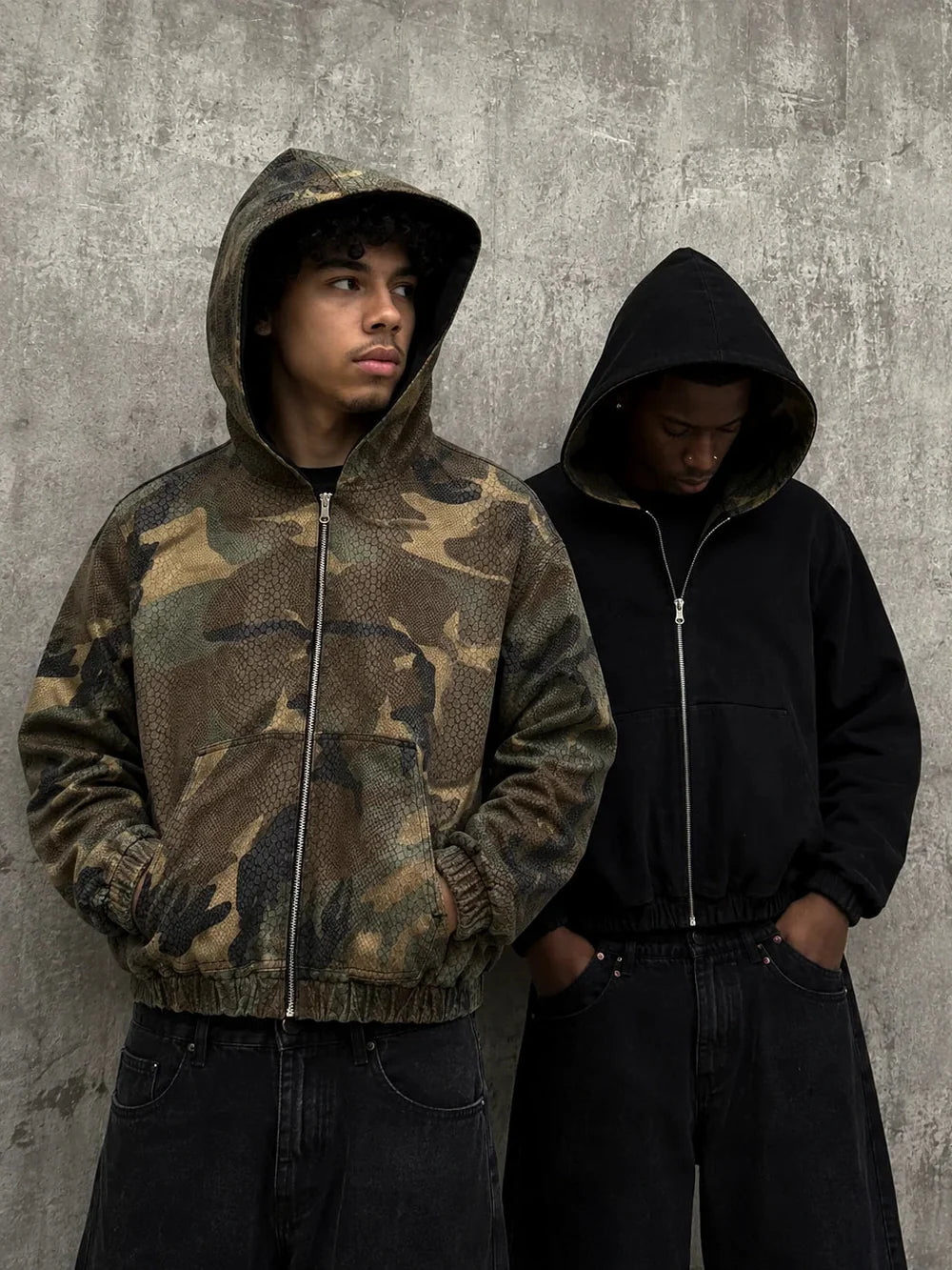 Reversible Python Camo Hoodie