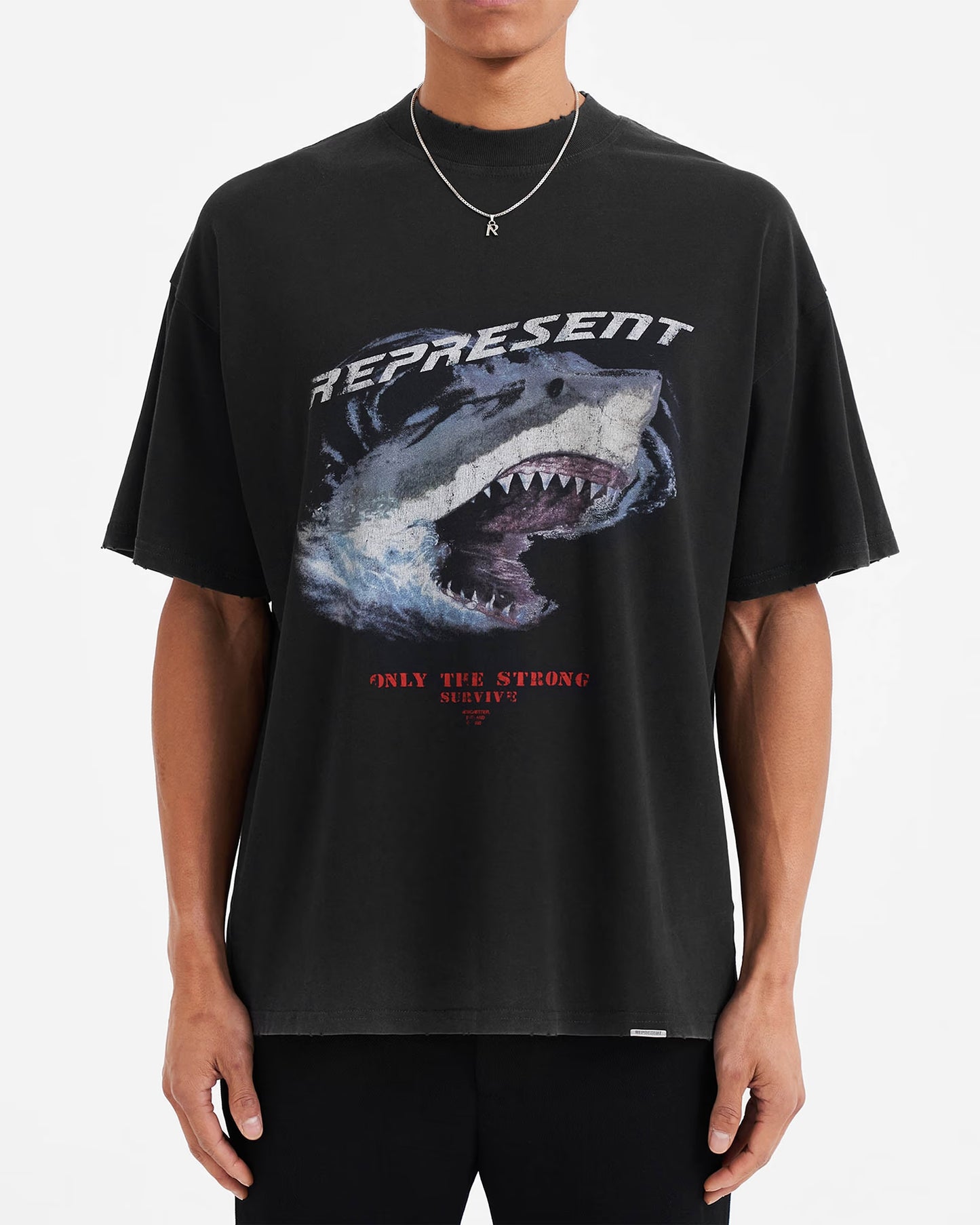 Only The Strong Survive T-shirt - Vintage Black