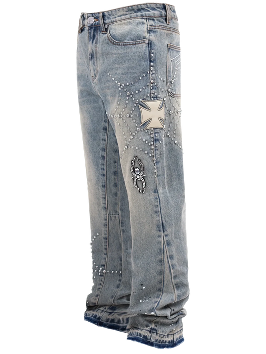 Spider Denim - Cream Wash
