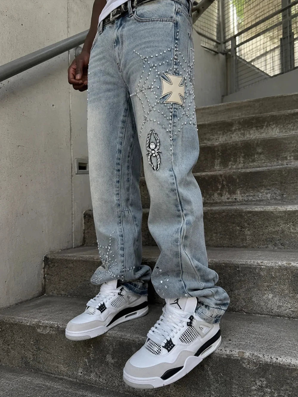 Spider Denim - Cream Wash