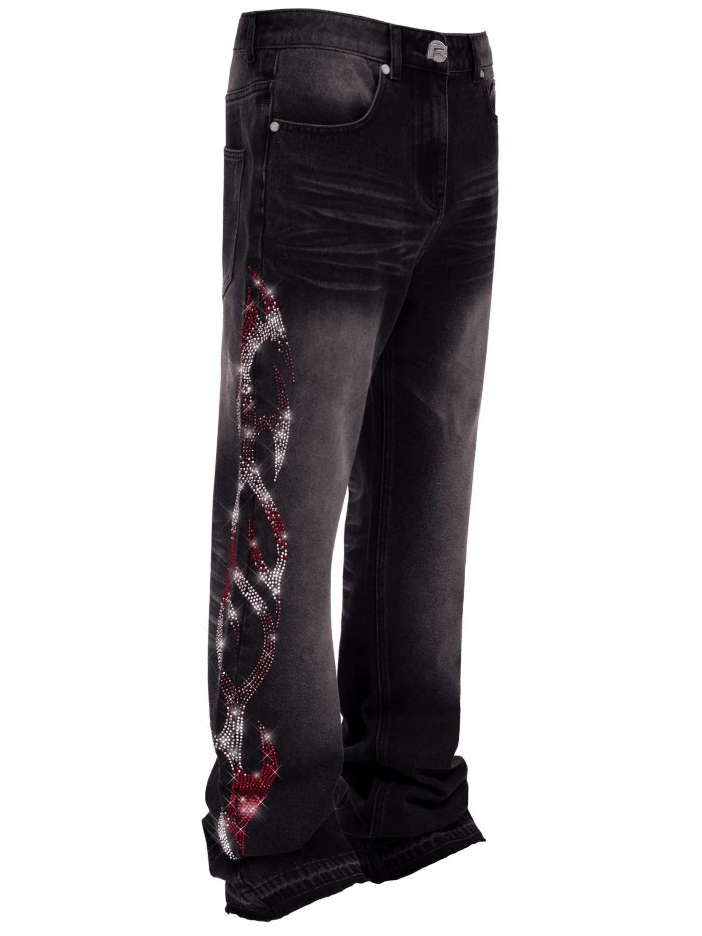 Viper Flames Denim - Black