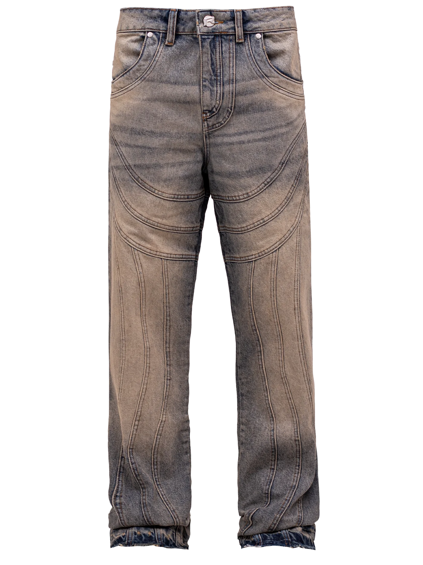 WAVE STITCH DENIM - CREAM WASH