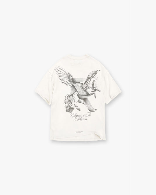 Elegance In Motion T-Shirt - Flat White