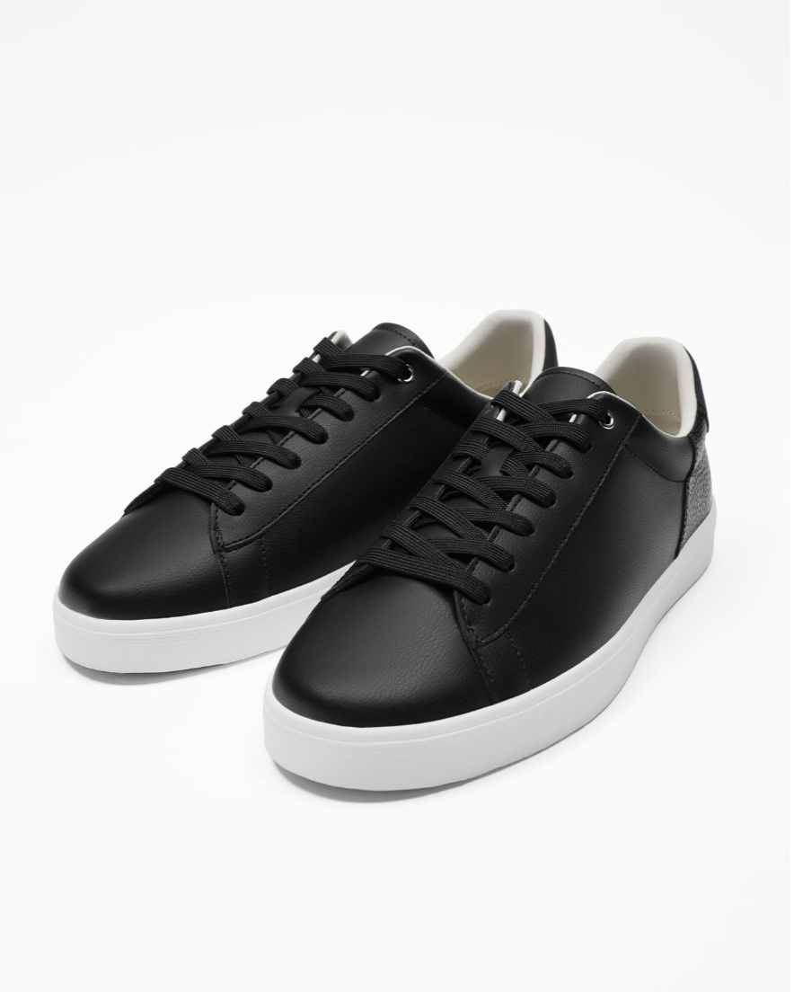 ZARA MINIMAL LACED SNEAKERS